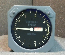 2070-03-1, VERTICAL SPEED INDICATOR, (10-61825-2), OVERHAULED BY B&G INSTRUMENTS AND 18 MONTH WARRANTY WITH A FRESH DUAL RELEASE 8130-3 TAG, READY TO GO!, OUTRIGHT OR EXCHANGE AVAILABLE. Since 1982 B & G Instruments, Inc.