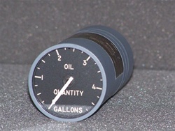 393020-01789 OIL QUANTITY INDICATOR, (B727, B737)  OVERHAULED BY B&G INSTRUMENTS, FRESH 8130-3 TAG AND 18 MONTH WARRANTY. OUTRIGHT OR EXCHANGE AVAILABLE,