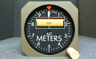4039892-908, BAROMETRIC ALTIMETER, OVERHAULED BY B&G INSTRUMENTS WITH A FRESH 8130-3 TAG AND 2 YEARS WARRANTY, OUTRIGHT, EXCHANGE OR FLAT RATE EXCHANGE AVAILABLE