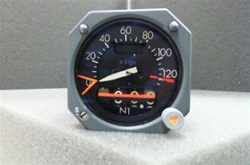 8DJ176WAZ2, ENGINE FAN SPEED INDICATOR, OVERHAULED, FRESH TAG BY B&G INSTRUMENTS AND 18 MONTH WARRANTY, TRACE:129, B&G Instruments is a 145 FAA repair station No.LR4R346M,