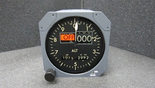 B1800-81103, ALTITUDE INDICATOR, OVERHAULED, FRESH 8130-3, 18 MONTH WARRANTY, Since 1982 B & G Instruments, Inc. has been committed to the highest standard of aircraft and flight simulator instrument and accessory service.